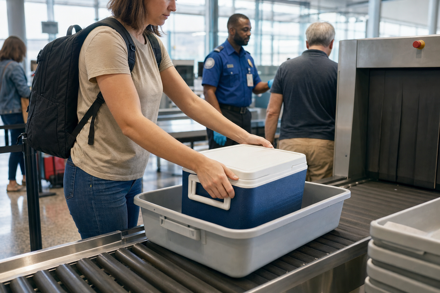 Can You Bring a Cooler on a Plane