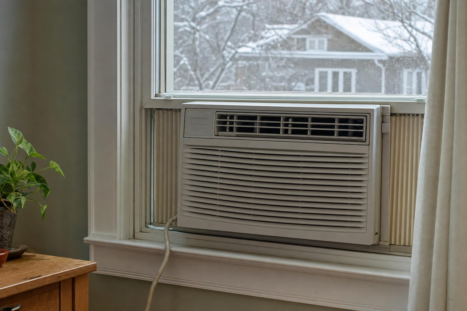 Can You Leave a Window Air Conditioner in