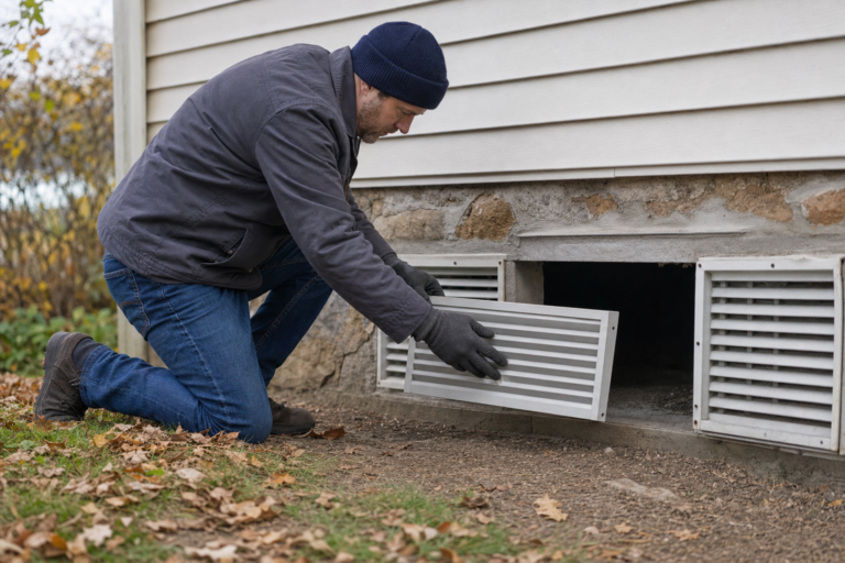 Should Crawl Space Vents Be Closed in Winter