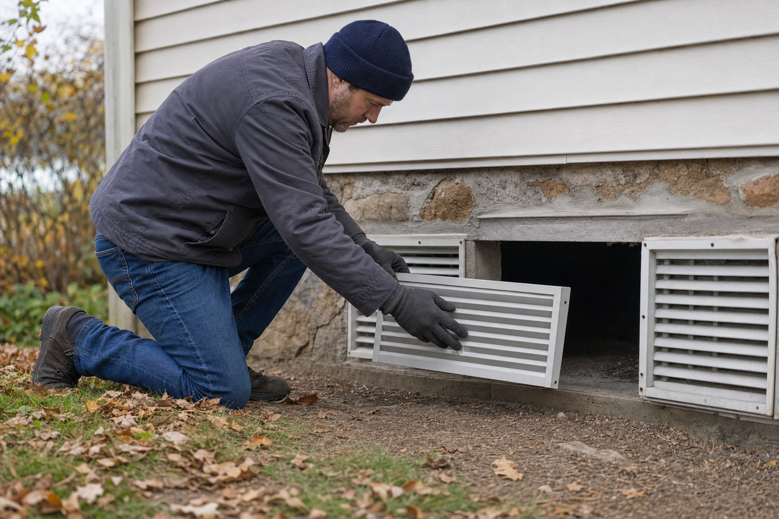 Should Crawl Space Vents Be Closed in Winter