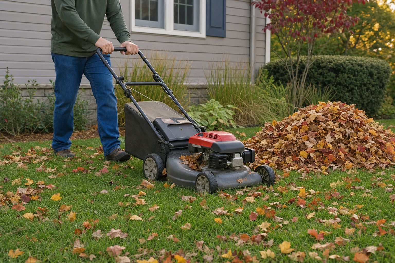 Should You Rake Leaves or Mulch Them Into