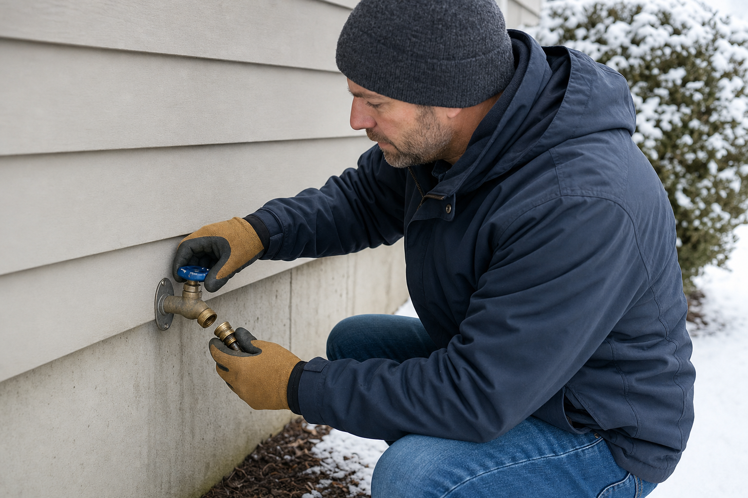How to Winterize Outdoor Faucets Before the First