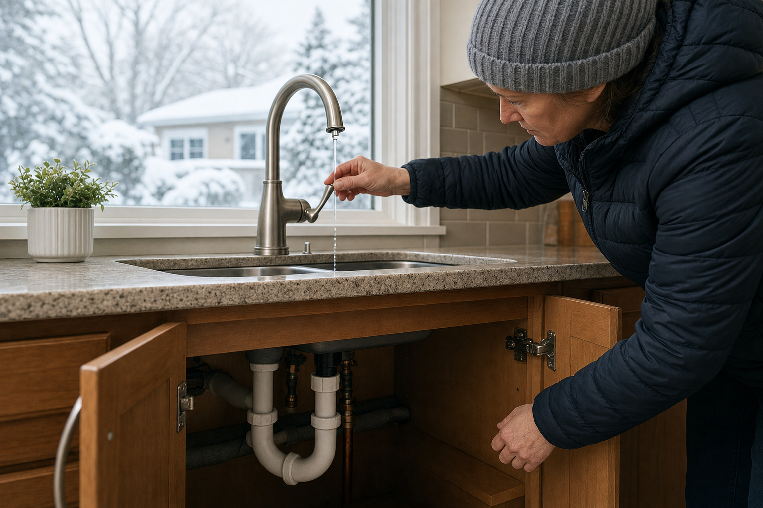 Should You Drip Faucets in Freezing Weather
